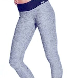 PINK VS Ultimate Yoga Leggings Heather Gray; Size M